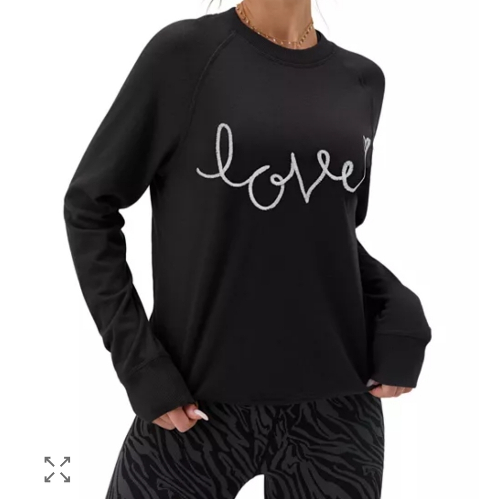 Spritual Gangster Love Old School Embroidered Sweatshirt